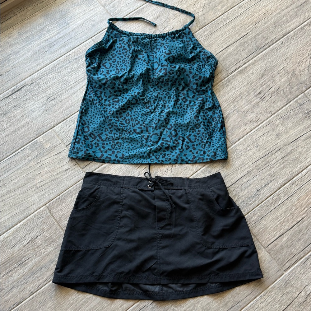 Kona Sol Tankini with Skirt Bottom